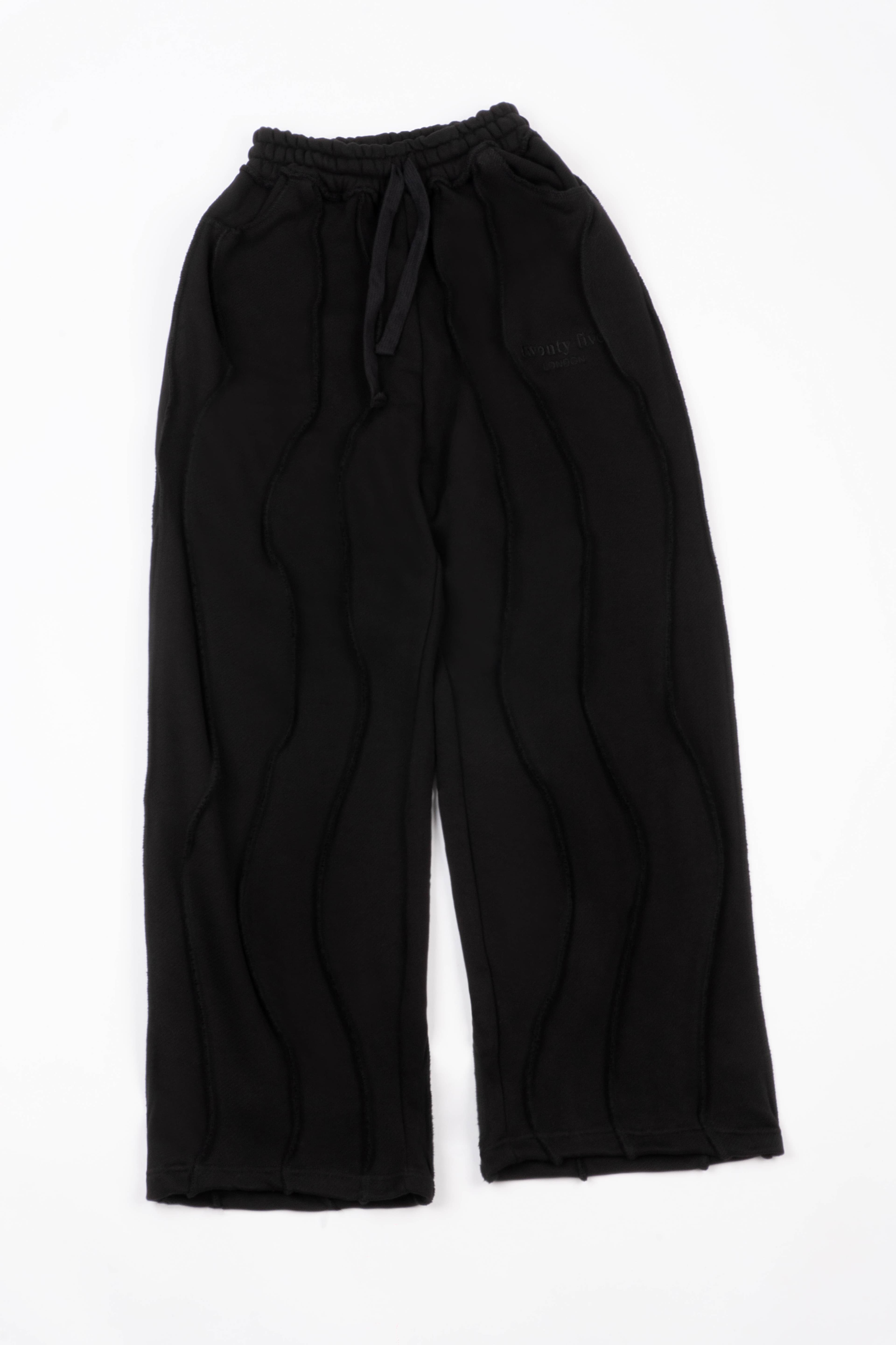 obsidian — straight-leg sweatpants