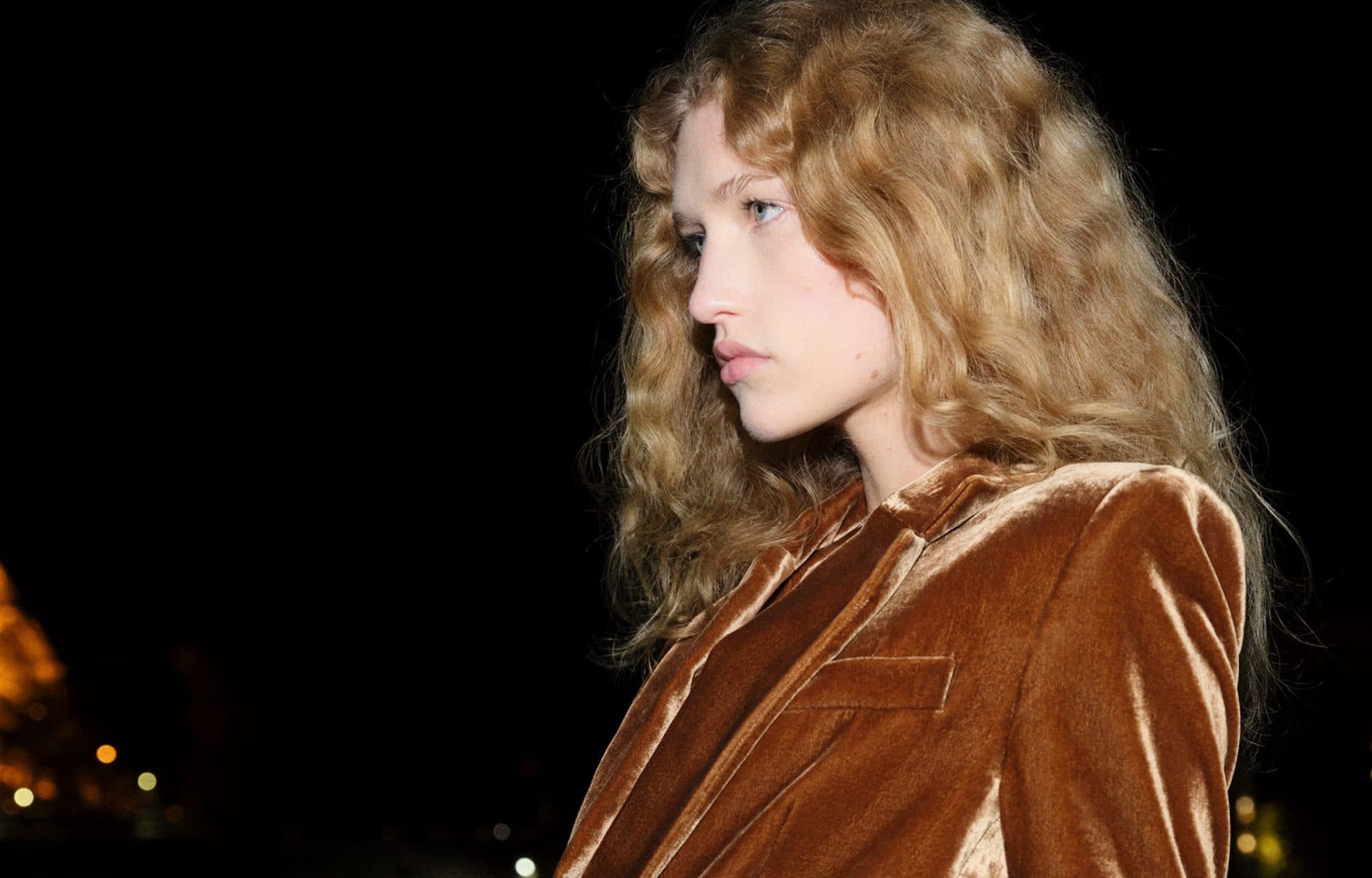art direction — close on the cloth, warm on the light