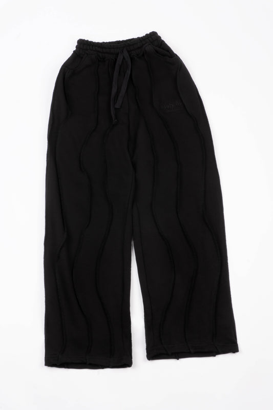 obsidian — straight-leg sweatpants